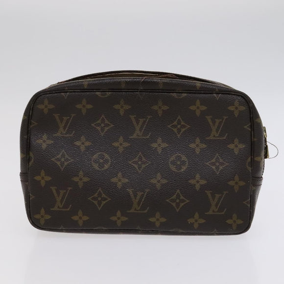 LOUIS VUITTON Monogram Trousse Toilette Clutch Bag 2 Set LV Auth bs22553