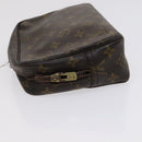 LOUIS VUITTON Monogram Trousse Toilette Clutch Bag 2 Set LV Auth bs22553-11