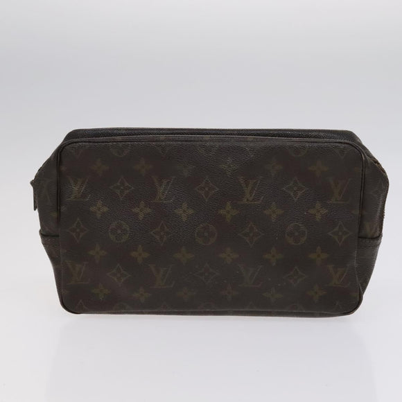 LOUIS VUITTON Monogram Trousse Toilette Clutch Bag 2 Set LV Auth bs22553