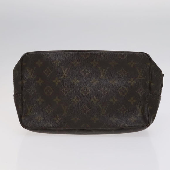 LOUIS VUITTON Monogram Trousse Toilette Clutch Bag 2 Set LV Auth bs22553