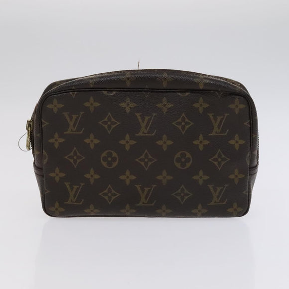 LOUIS VUITTON Monogram Trousse Toilette Clutch Bag 2 Set LV Auth bs22553