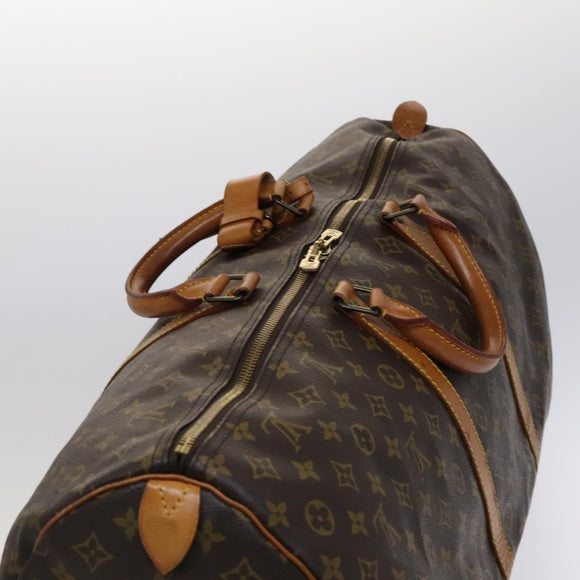 LOUIS VUITTON Monogram Keepall 60 Boston Bag M41422 LV Auth bs22554