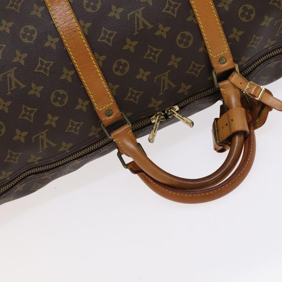 LOUIS VUITTON Monogram Keepall 60 Boston Bag M41422 LV Auth bs22554