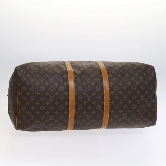 LOUIS VUITTON Monogram Keepall 60 Boston Bag M41422 LV Auth bs22554