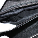 Gianni Versace Business Bag Leather Black Gold Auth bs22567-12