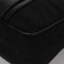 BVLGARI Hand Bag Canvas Black Silver Auth bs22572-13