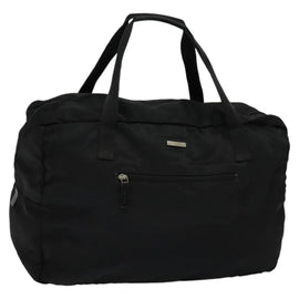 GUCCI Boston Bag Nylon Black 012 0389 Auth bs22576