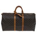 LOUIS VUITTON Monogram Keepall 55 Boston Bag M41424 LV Auth bs22585-13