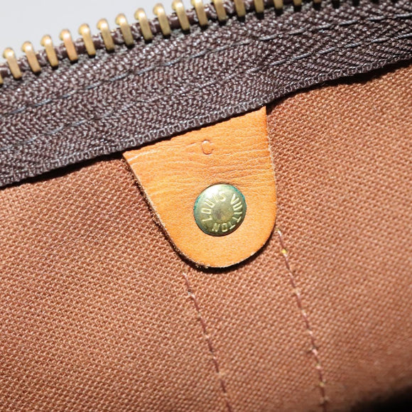 LOUIS VUITTON Monogram Keepall 55 Boston Bag M41424 LV Auth bs22585