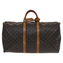 LOUIS VUITTON Monogram Keepall 55 Boston Bag M41424 LV Auth bs22585-2