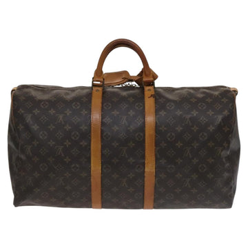 LOUIS VUITTON Monogram Keepall 55 Boston Bag M41424 LV Auth bs22585 - 0