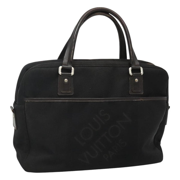 LOUIS VUITTON Damier Geant Yak Business Bag Black Noir M93082 LV Auth bs22587