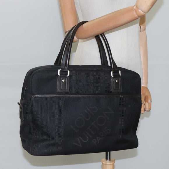 LOUIS VUITTON Damier Geant Yak Business Bag Black Noir M93082 LV Auth bs22587
