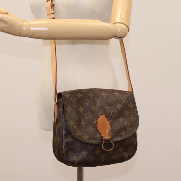 LOUIS VUITTON Monogram Saint Cloud GM Shoulder Bag M51242 LV Auth bs22590