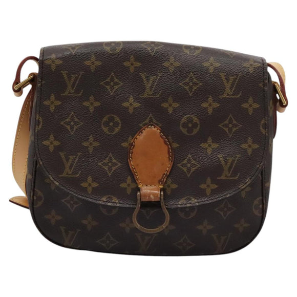 LOUIS VUITTON Monogram Saint Cloud GM Shoulder Bag M51242 LV Auth bs22590