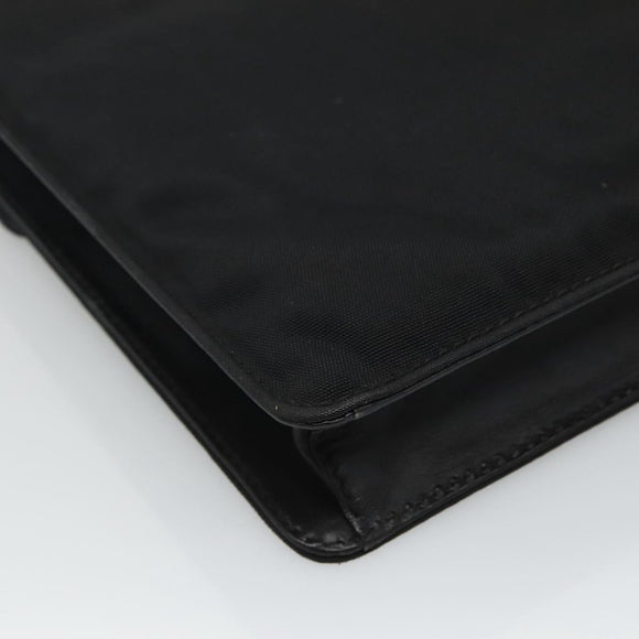 GUCCI Hand Bag Nylon Black 015 0235 Auth bs22614