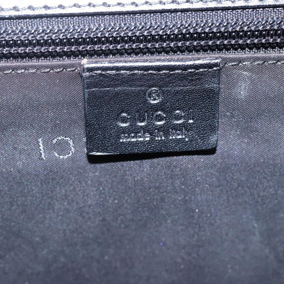 GUCCI Hand Bag Nylon Black 015 0235 Auth bs22614