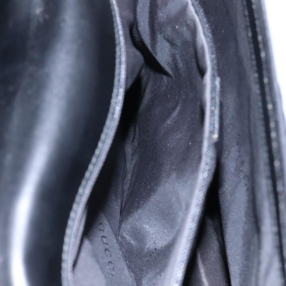 GUCCI Hand Bag Nylon Black 015 0235 Auth bs22614