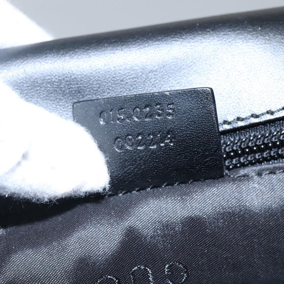 GUCCI Hand Bag Nylon Black 015 0235 Auth bs22614