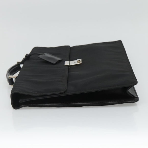 GUCCI Hand Bag Nylon Black 015 0235 Auth bs22614