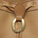 Christian Dior Trotter Canvas Shoulder Bag Beige Auth bs22617-17
