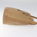Christian Dior Trotter Canvas Shoulder Bag Beige Auth bs22617-3