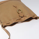 Christian Dior Trotter Canvas Shoulder Bag Beige Auth bs22617-6