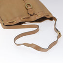 Christian Dior Trotter Canvas Shoulder Bag Beige Auth bs22617-7