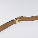 Christian Dior Trotter Canvas Shoulder Bag Beige Auth bs22617-8