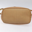 Christian Dior Trotter Canvas Shoulder Bag Beige Auth bs22617-5