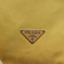 PRADA Pouch Nylon Yellow Auth bs22618-17