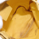 PRADA Pouch Nylon Yellow Auth bs22618-11