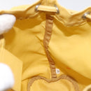 PRADA Pouch Nylon Yellow Auth bs22618-18
