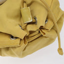 PRADA Pouch Nylon Yellow Auth bs22618-5