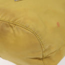 PRADA Pouch Nylon Yellow Auth bs22618-7