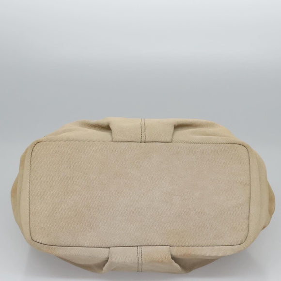 BURBERRY Tote Bag Canvas Beige Auth bs22667