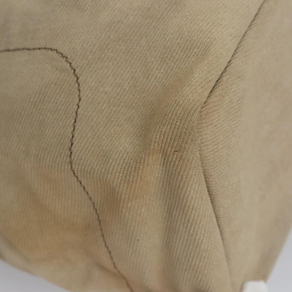 BURBERRY Tote Bag Canvas Beige Auth bs22667