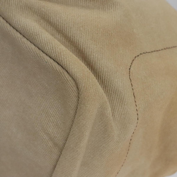 BURBERRY Tote Bag Canvas Beige Auth bs22667