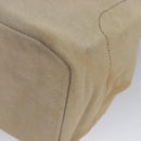 BURBERRY Tote Bag Canvas Beige Auth bs22667-16