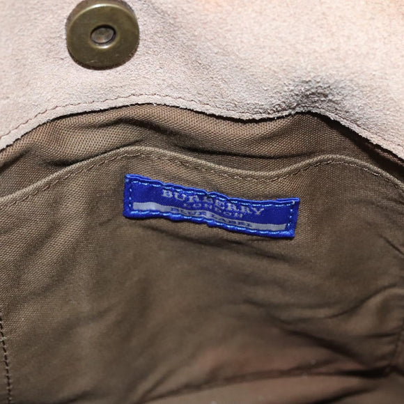 BURBERRY Tote Bag Canvas Beige Auth bs22667