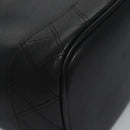 CHANEL Bicolore Vanity Hand Bag Leather Black CC Auth bs22678-10