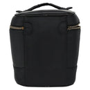 CHANEL Bicolore Vanity Hand Bag Leather Black CC Auth bs22678-3