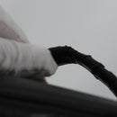 CHANEL Bicolore Vanity Hand Bag Leather Black CC Auth bs22678-8