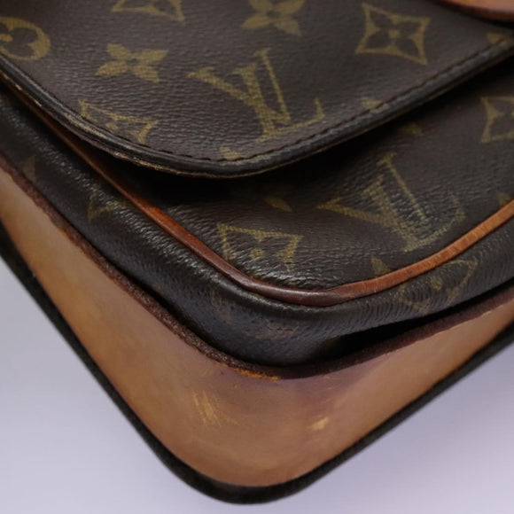 LOUIS VUITTON Monogram Cartouchiere GM Shoulder Bag M51252 LV Auth bs22682