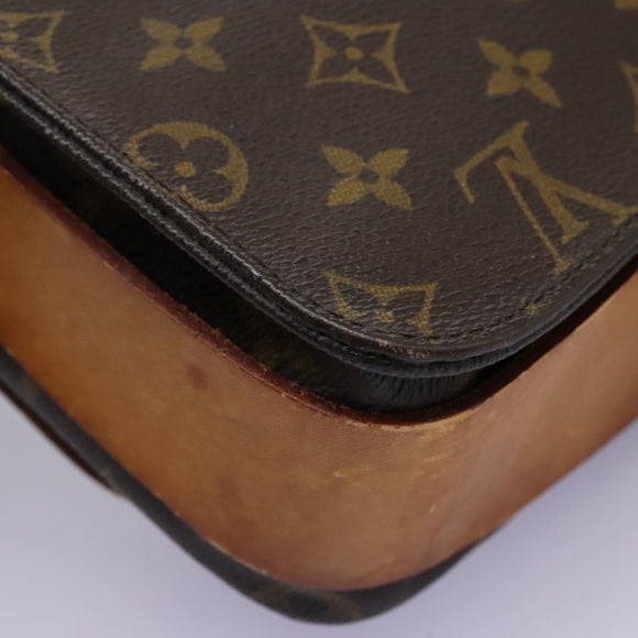 LOUIS VUITTON Monogram Cartouchiere GM Shoulder Bag M51252 LV Auth bs22682