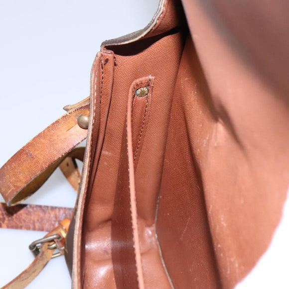 LOUIS VUITTON Monogram Cartouchiere GM Shoulder Bag M51252 LV Auth bs22682