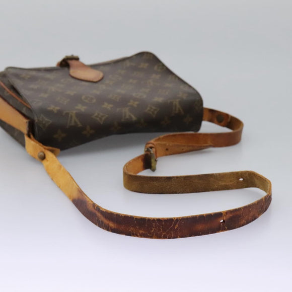 LOUIS VUITTON Monogram Cartouchiere GM Shoulder Bag M51252 LV Auth bs22682