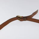 Burberrys Shoulder Bag Leather Beige Auth bs22691-8