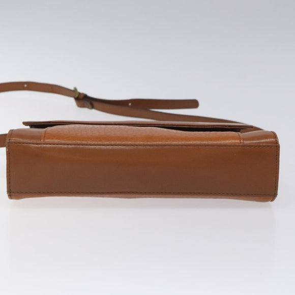 Burberrys Shoulder Bag Leather Beige Auth bs22691