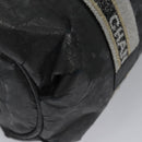 CHANEL Matelasse Hand Bag Patent Leather Silver CC Auth bs22699-14